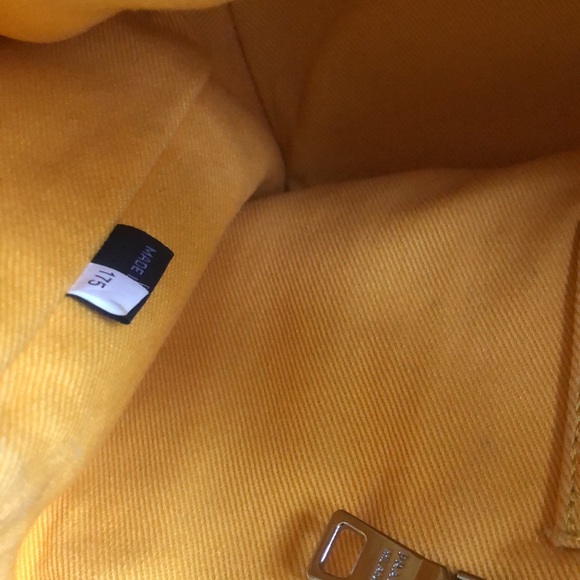 Prada Canapa Denim Yellow tote - Picture 7 of 11